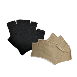 Half palm exposed five-finger invisible socks